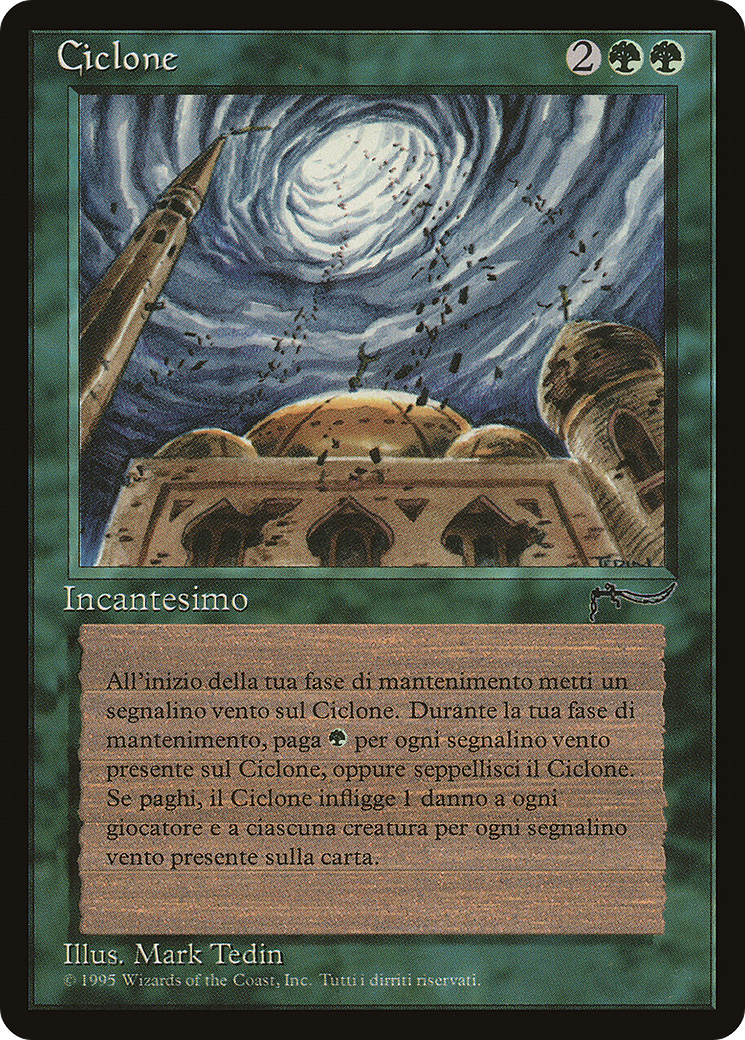 {C} Cyclone (Italian) - "Ciclone" [Rinascimento][RIN 116]