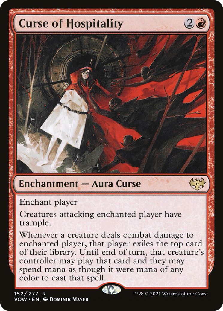 {R} Curse of Hospitality [Innistrad: Crimson Vow][VOW 152]