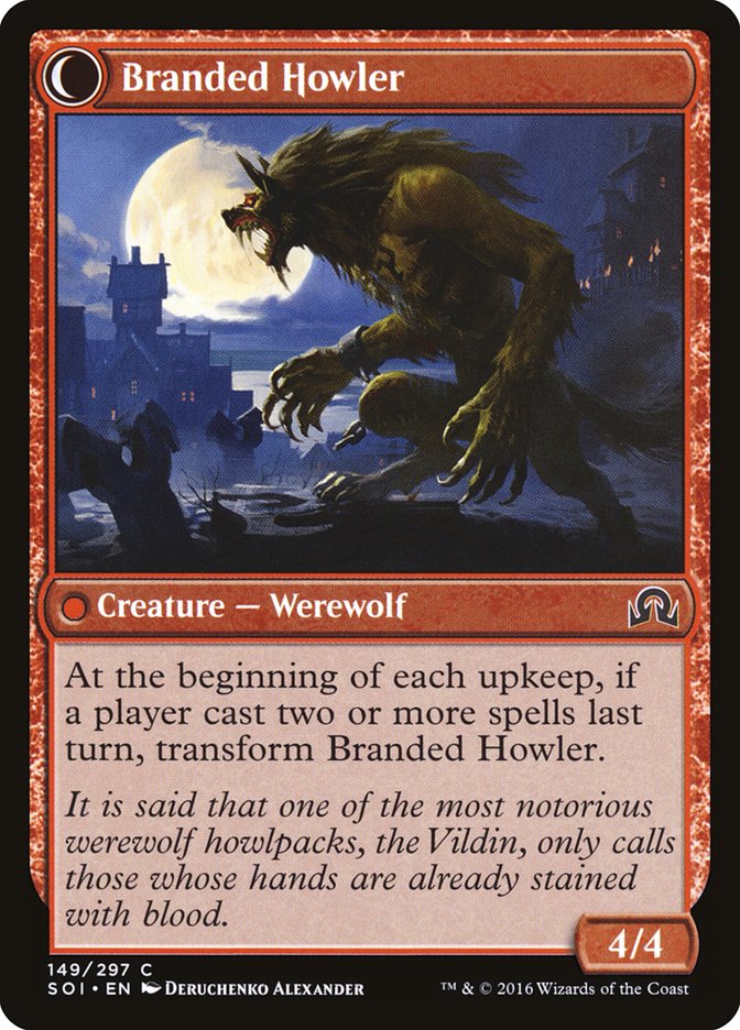 {C} Convicted Killer // Branded Howler [Shadows over Innistrad][SOI 149]