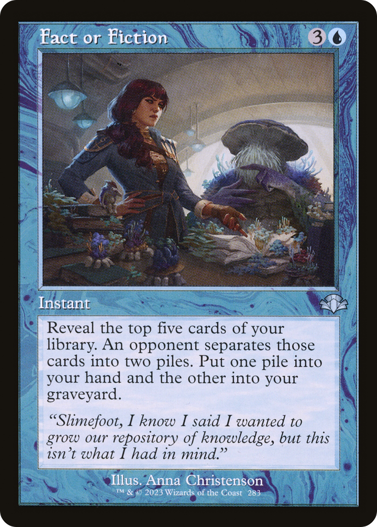 {C} Fact or Fiction (Retro) [Dominaria Remastered][DMR 283]