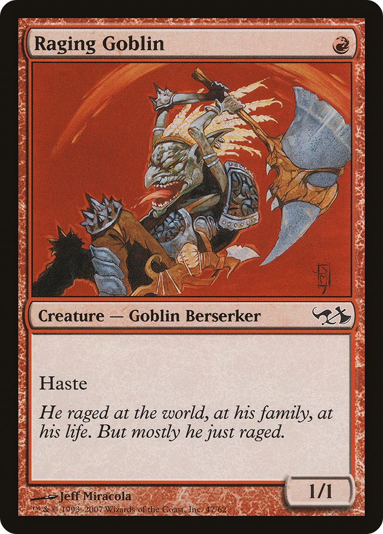 {C} Raging Goblin [Duel Decks: Elves vs. Goblins][DDA 047] - Misty Mountain Games
