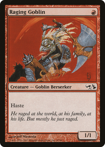 {C} Raging Goblin [Duel Decks: Elves vs. Goblins][DDA 047]