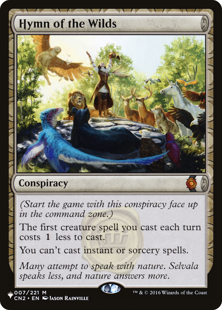 Hymn of the Wilds [LIST 007/221] : (draft)