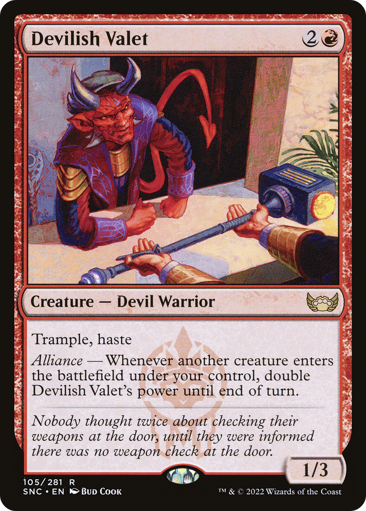 {R} Devilish Valet [Streets of New Capenna][SNC 105]
