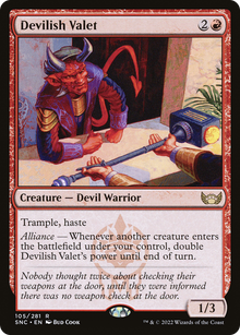 {R} Devilish Valet [Streets of New Capenna][SNC 105]