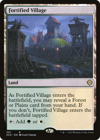 {R} Fortified Village [Starter Commander Decks][SCD 301]