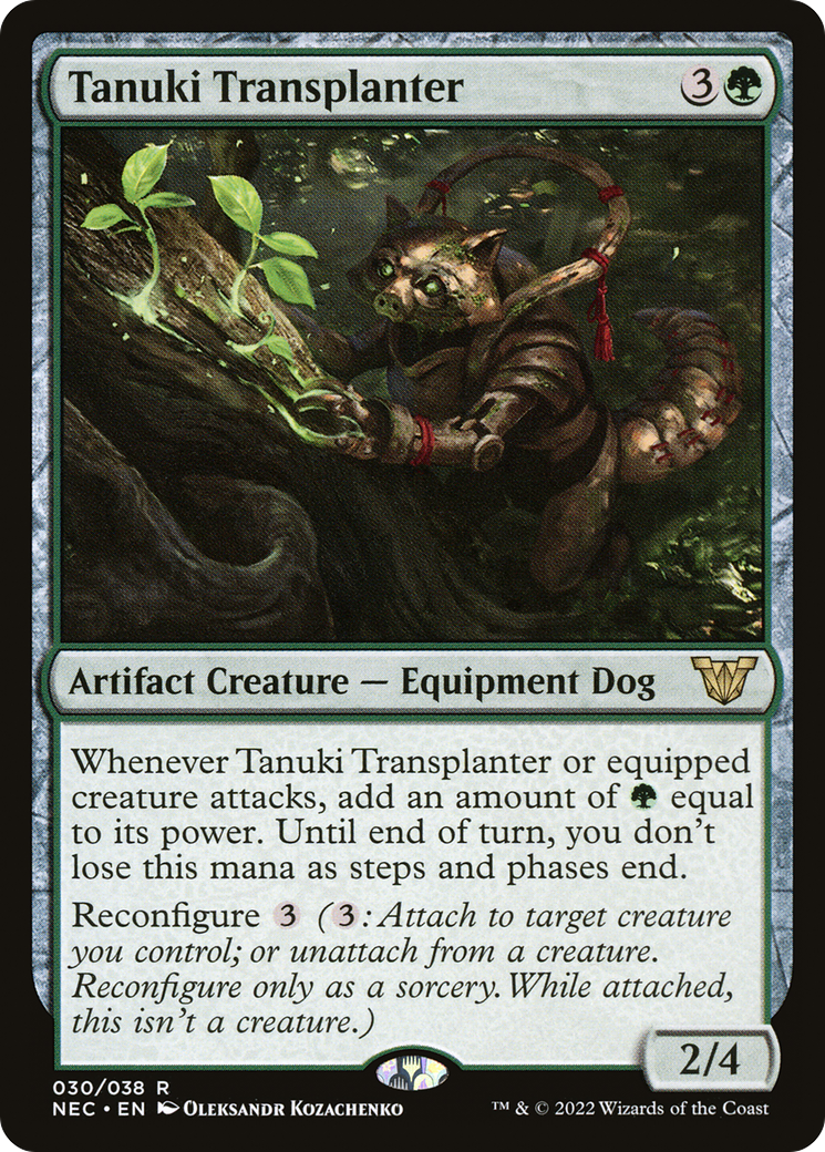 {R} Tanuki Transplanter [Kamigawa: Neon Dynasty Commander][NEC 030]
