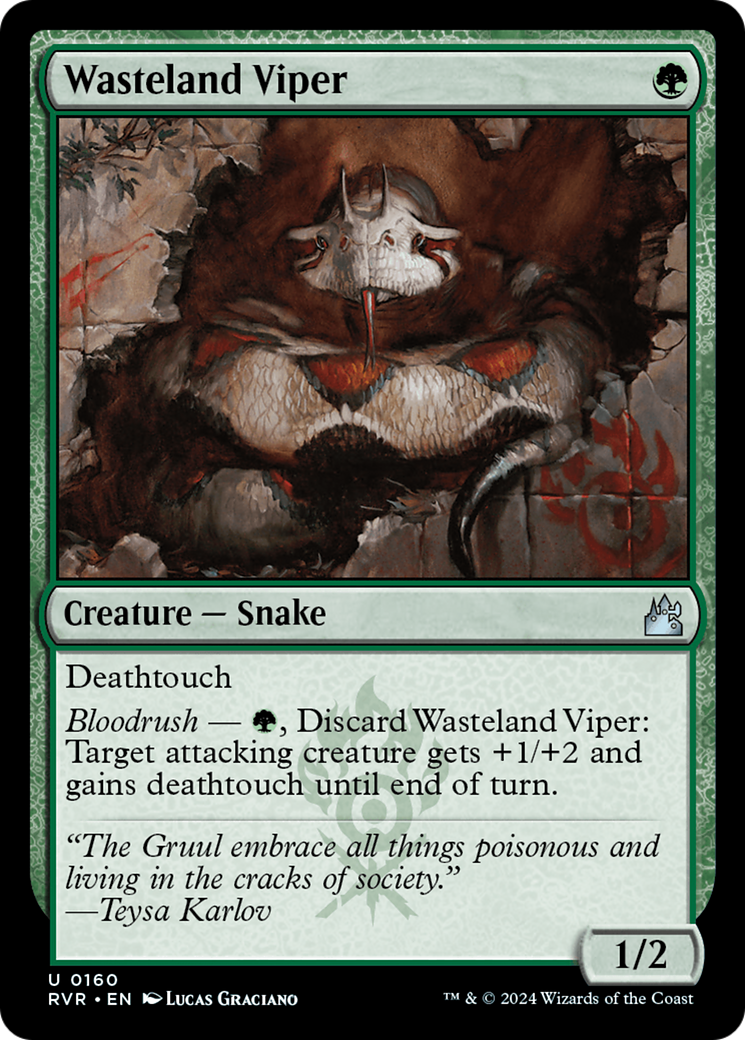 {C} Wasteland Viper [Ravnica Remastered][RVR 160]