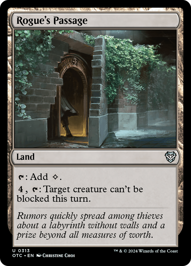 {C} Rogue's Passage [Outlaws of Thunder Junction Commander][OTC 313]