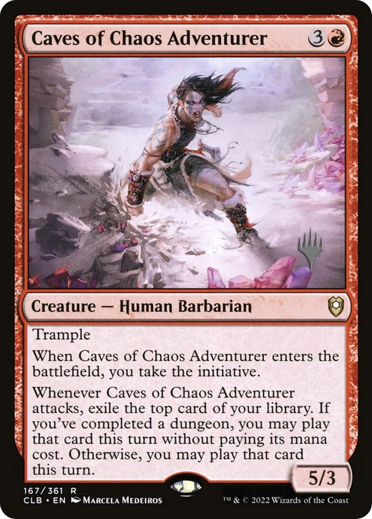 {R} Caves of Chaos Adventurer (Promo Pack) [The Lost Caverns of Ixalan Promos][PP CLB 167]