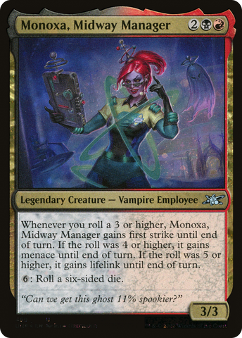 {C} Monoxa, Midway Manager (Galaxy Foil) [Unfinity][UNF 459]