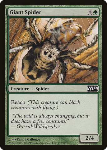{C} Giant Spider [Magic 2012][M12 177]