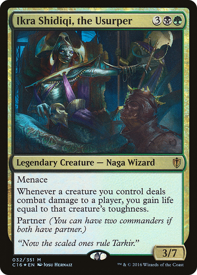 {R} Ikra Shidiqi, the Usurper [Commander 2016][C16 032] - Misty Mountain Games