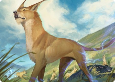 {A} Blink Dog Art Card [Dungeons & Dragons: Adventures in the Forgotten Realms Art Series][AAFR 020]
