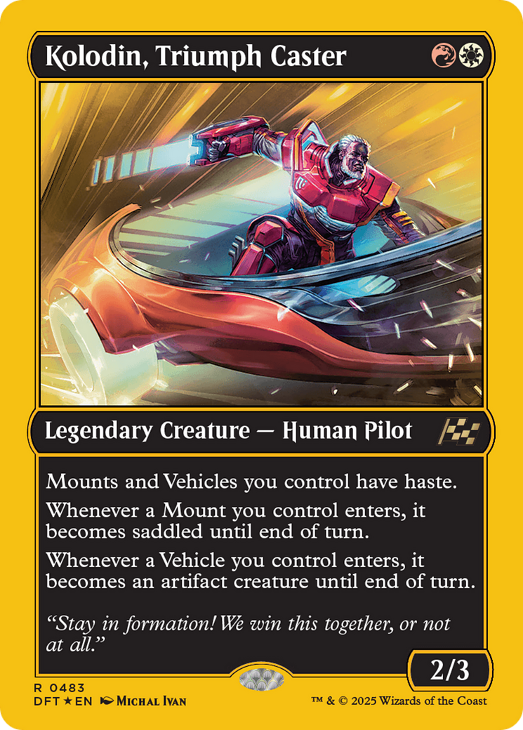 {@R} Kolodin, Triumph Caster (First-Place Foil) [Aetherdrift][DFT 483]