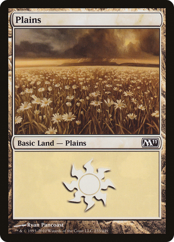 {B}[M11 233] Plains (233) [Magic 2011]