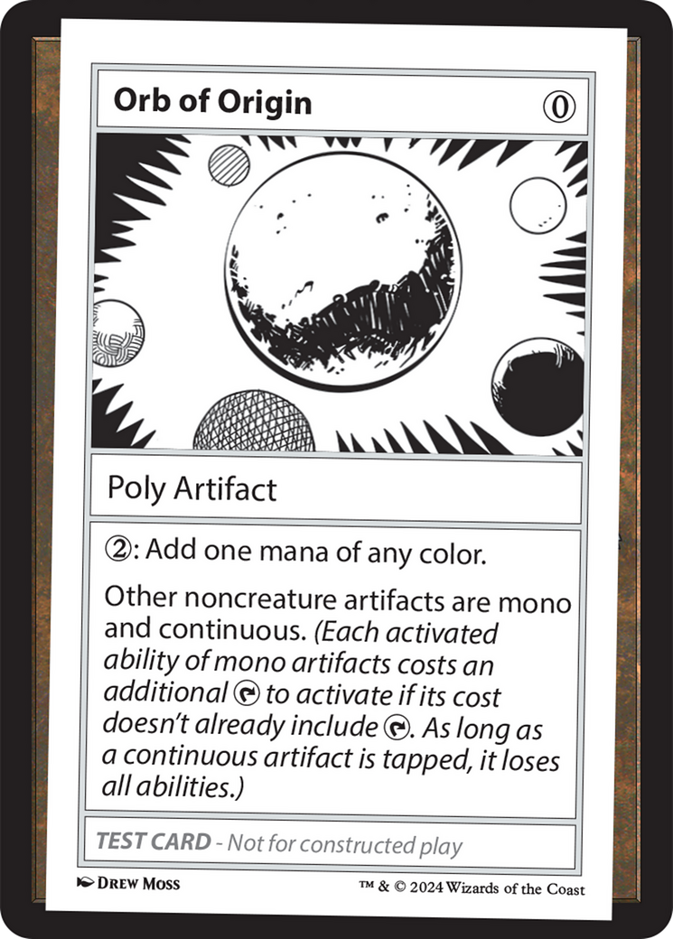 {C} Orb of Origin [Mystery Booster 2 Playtest Cards][MB2 PLAYTEST]