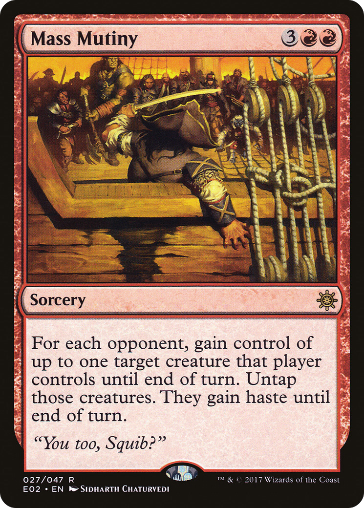{R} Mass Mutiny [Explorers of Ixalan][E02 027] - Misty Mountain Games