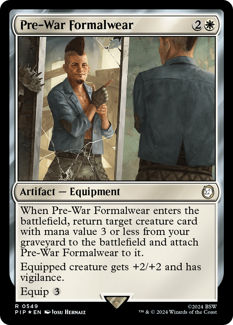 {R} Pre-War Formalwear (Surge Foil) [Fallout][PIP 549]