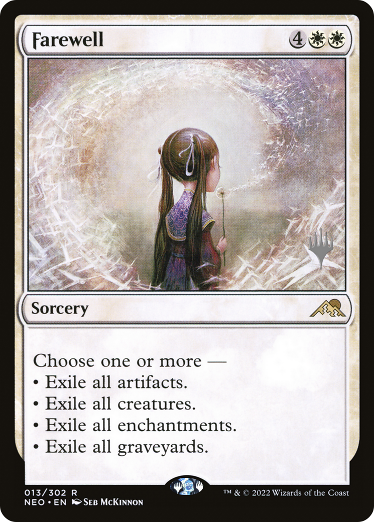 {R} Farewell (Promo Pack) [Kamigawa: Neon Dynasty Promos][PP NEO 013]