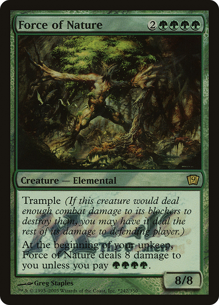 {R} Force of Nature [Ninth Edition Promos][PA 9ED 242] - Misty Mountain Games