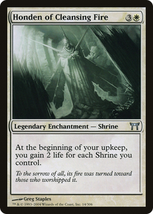 {C} Honden of Cleansing Fire [Champions of Kamigawa][CHK 014]