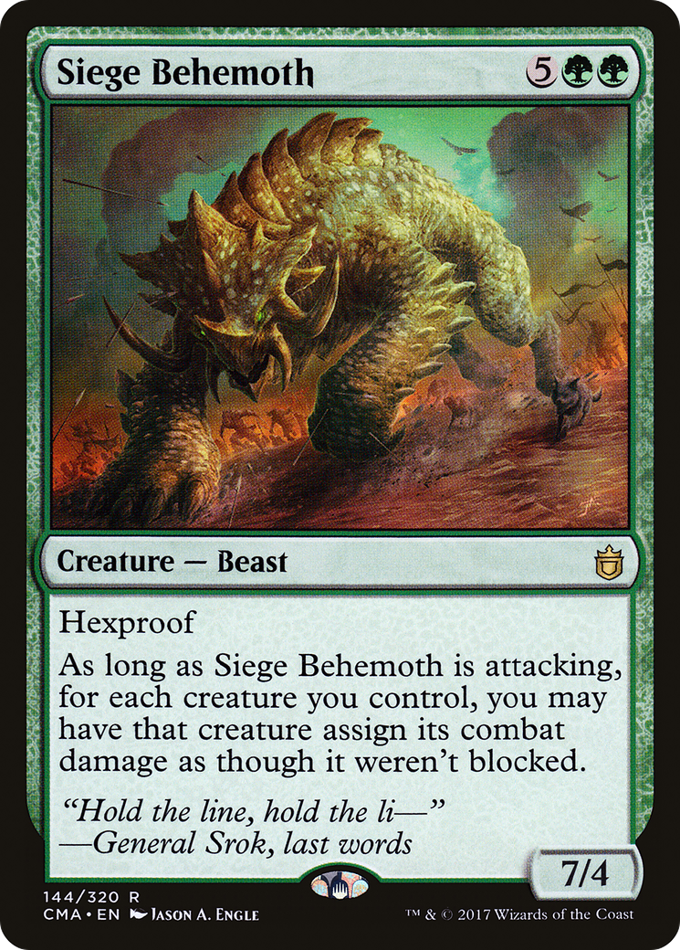 {R} Siege Behemoth [Commander Anthology][CMA 144] - Misty Mountain Games
