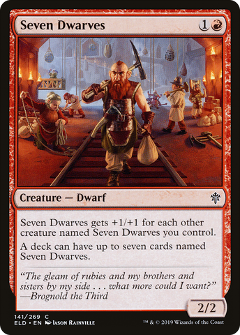 {C} Seven Dwarves [Throne of Eldraine][ELD 141]