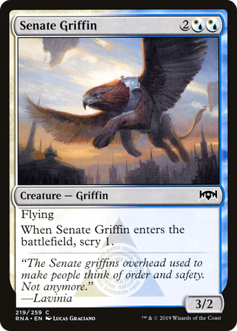 {C} Senate Griffin [Ravnica Allegiance][RNA 219]