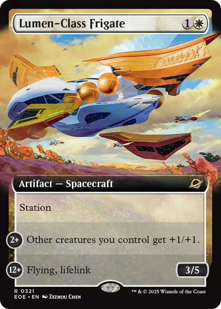 {@@ EOE R} Lumen-Class Frigate (Extended Art) [Edge of Eternities][EOE 321]