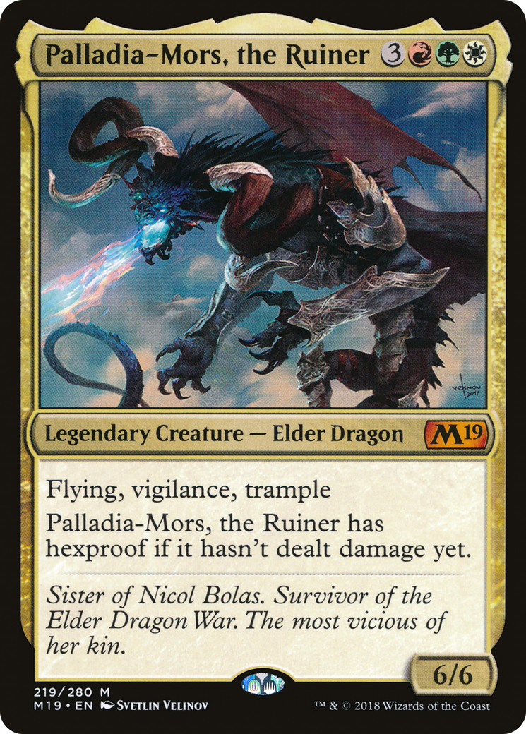 {R} Palladia-Mors, the Ruiner [Core Set 2019][M19 219] - Misty Mountain Games