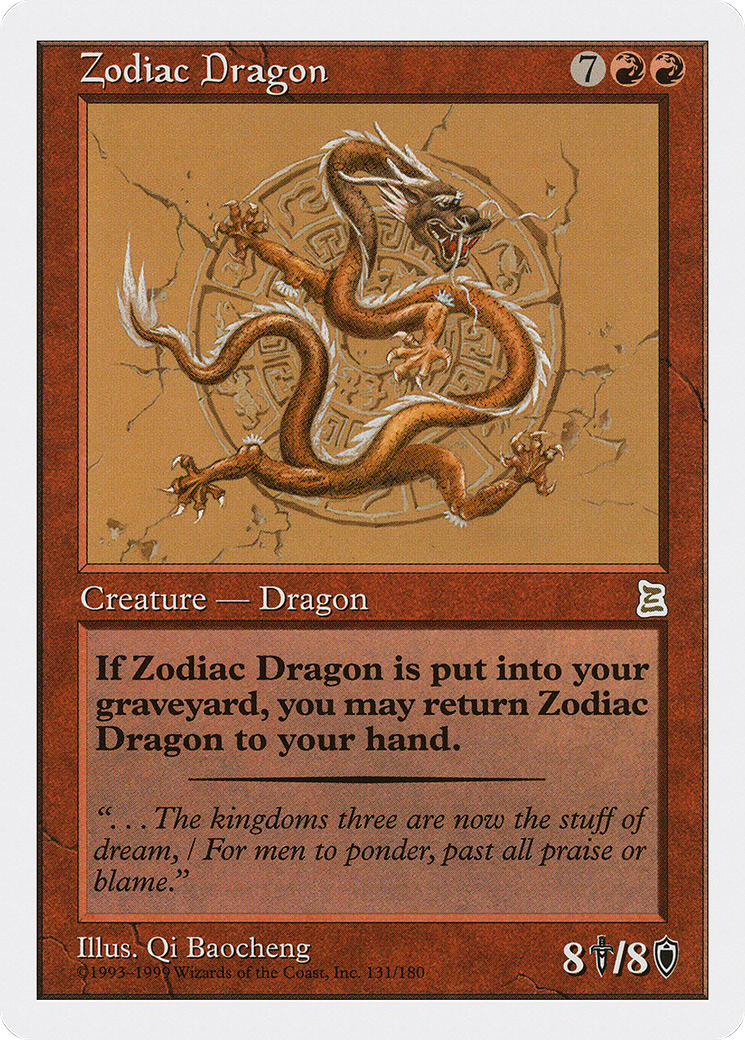 {R} Zodiac Dragon [Portal Three Kingdoms][PTK 131] - Misty Mountain Games