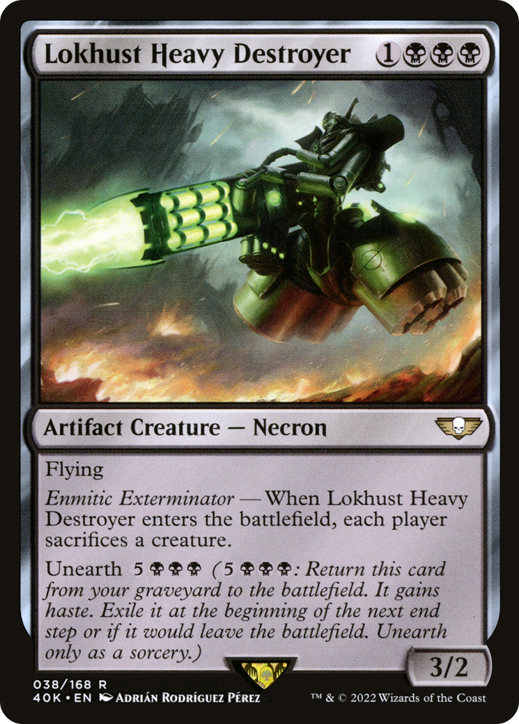 {R} Lokhust Heavy Destroyer [Universes Beyond: Warhammer 40,000][40K 038]