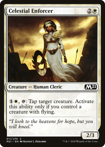 {C} Celestial Enforcer [Core Set 2021][M21 011]