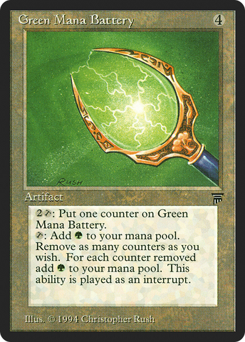 {C} Green Mana Battery [Legends][LEG 279]