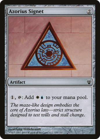 {C} Azorius Signet [Archenemy][ARC 103]