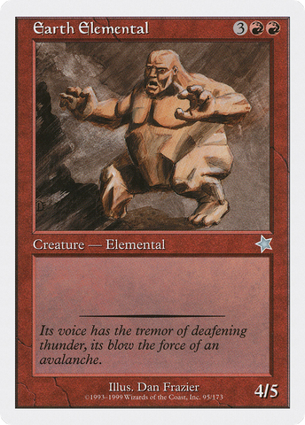 {C} Earth Elemental [Starter 1999][S99 095]