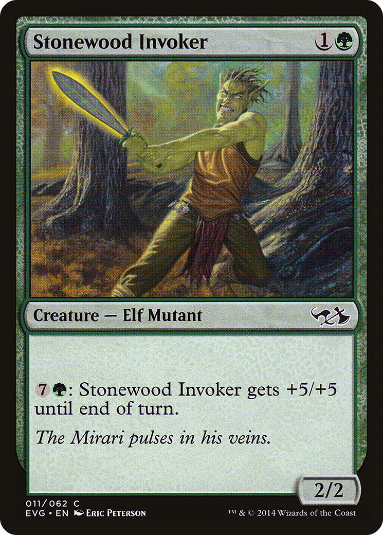 {C} Stonewood Invoker (Elves vs. Goblins) [Duel Decks Anthology][EVG 011]