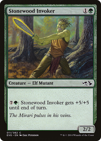 {C} Stonewood Invoker (Elves vs. Goblins) [Duel Decks Anthology][EVG 011]