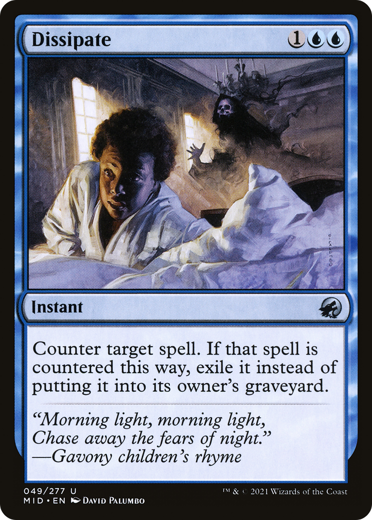 {C} Dissipate [Innistrad: Midnight Hunt][MID 049]