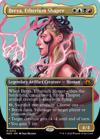 {R} Breya, Etherium Shaper (Borderless) [Modern Horizons 3][MH3 372]