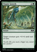 {@C} Titanic Growth [Wilds of Eldraine][WOE 191]