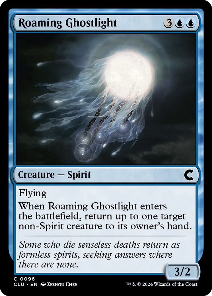 {C} Roaming Ghostlight [Ravnica: Clue Edition][CLU 096]