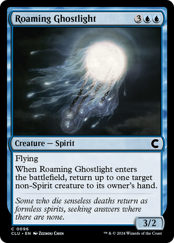 {C} Roaming Ghostlight [Ravnica: Clue Edition][CLU 096]