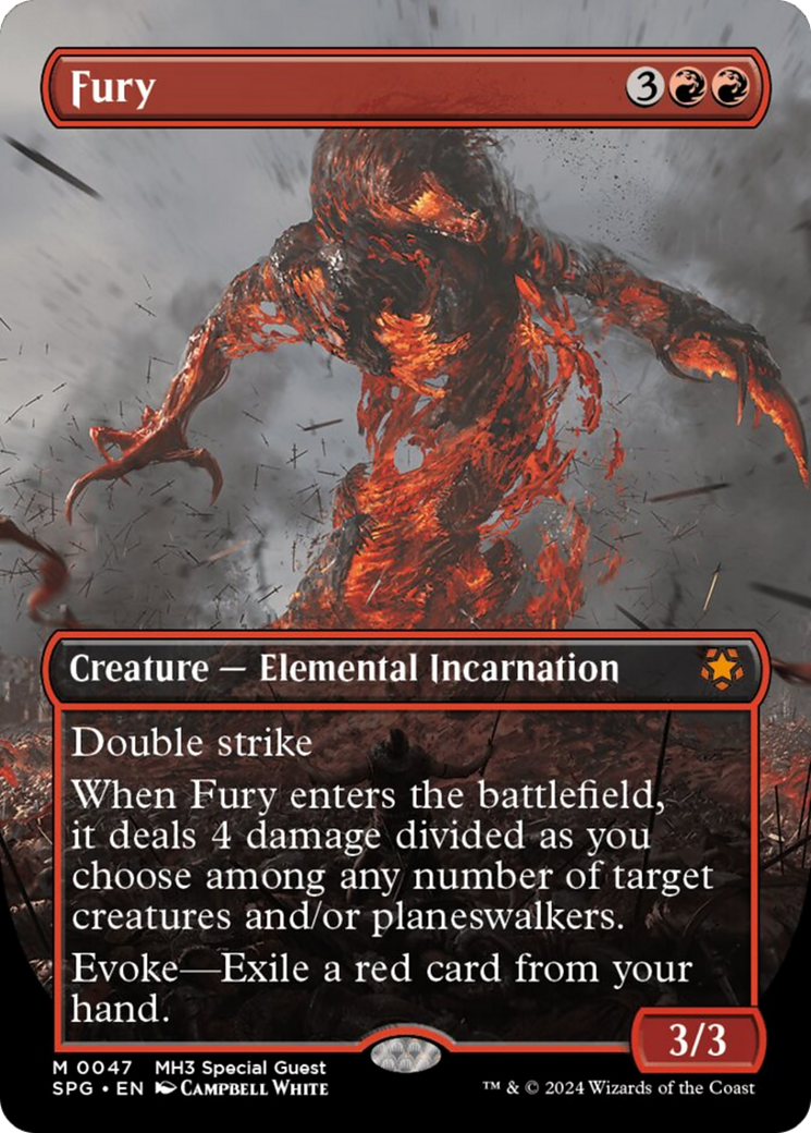 {R} Fury (Borderless) [Modern Horizons 3 Special Guests][SPG 047]