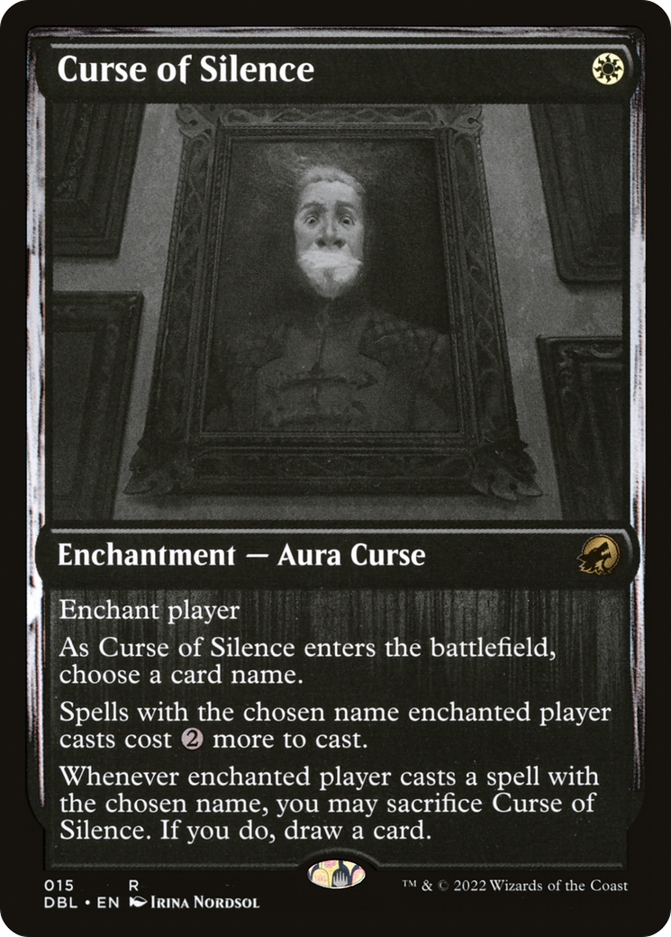 {R} Curse of Silence [Innistrad: Double Feature][DBL 015]