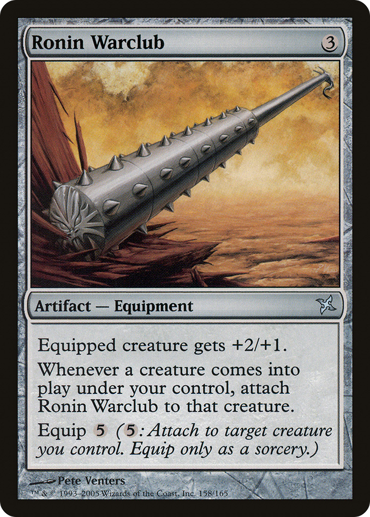 {C} Ronin Warclub [Betrayers of Kamigawa][BOK 158] - Misty Mountain Games
