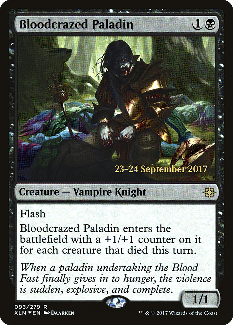 {R} Bloodcrazed Paladin [Ixalan Prerelease Promos][PR XLN 093]