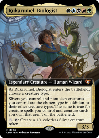 {R} Rukarumel, Biologist (Extended Art) [Commander Masters][CMM 776]