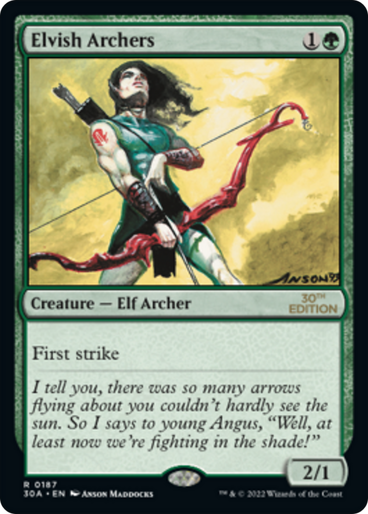 {R} Elvish Archers [30th Anniversary Edition][30A 187]